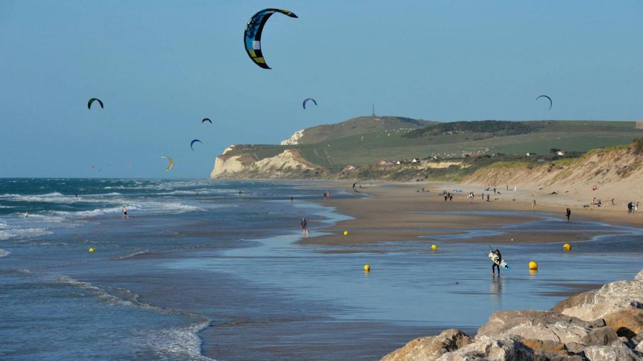 Studio Plage, Vue Mer Et Dragon, Garage Pour Moto كاليه المظهر الخارجي الصورة